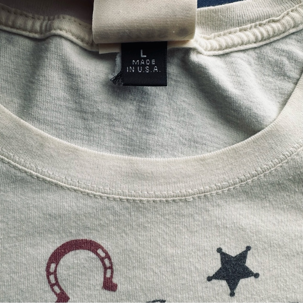 Miss Ladybug western boy & girl cute fitted tee t-shirt cowboy cowgirl love M - Picture 6 of 6